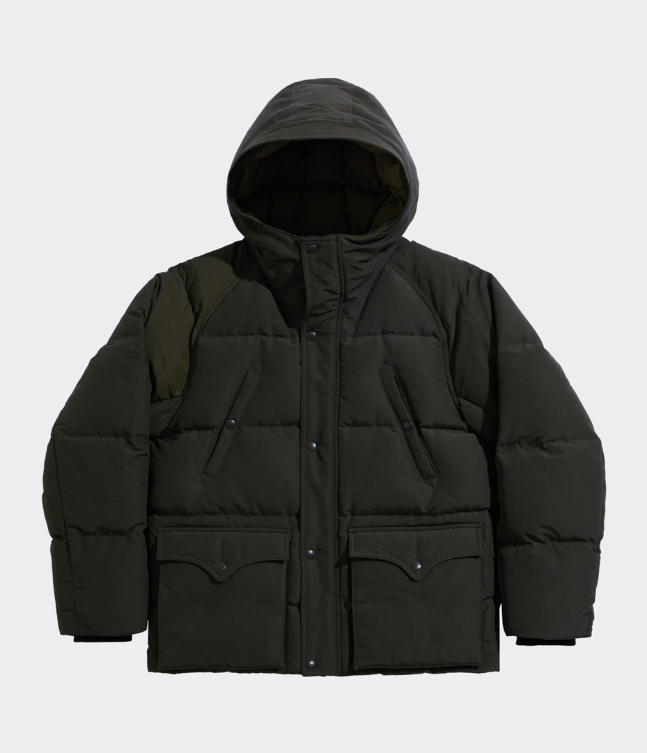 Calico Down Parka / Forest Green