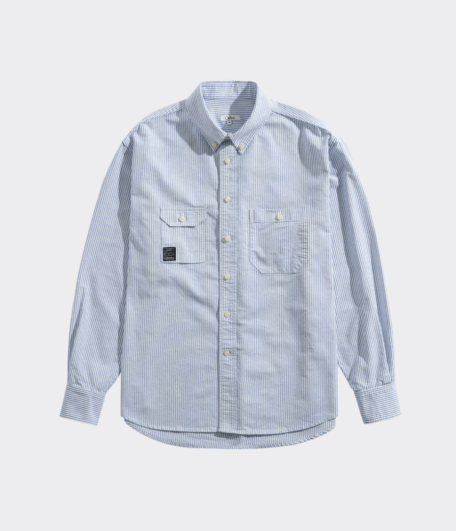 Calico Office Shirt/ Stripe